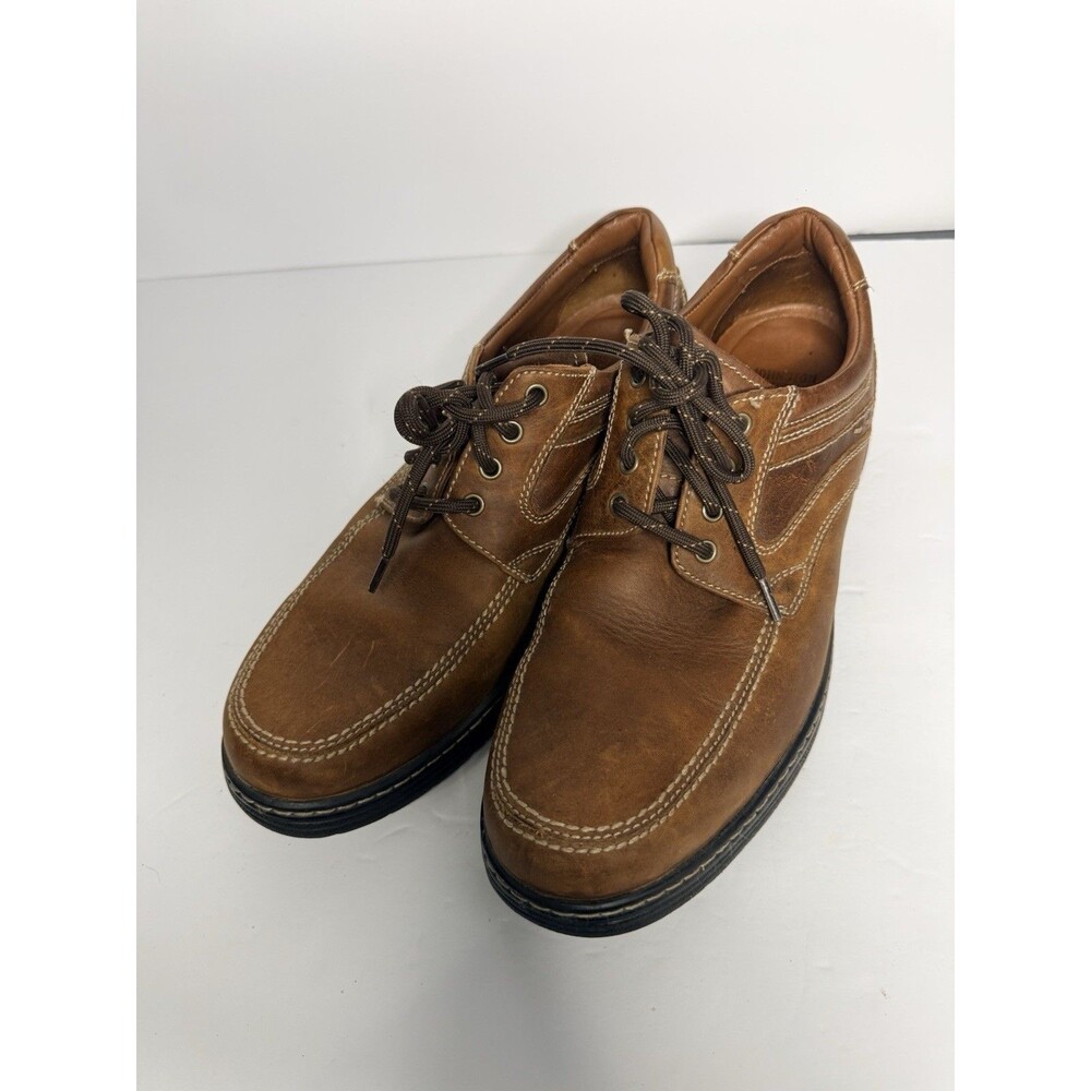 Johnson & Murphy XC4 System Waterproof Sheepskin Dual Width, Brown, Mens S